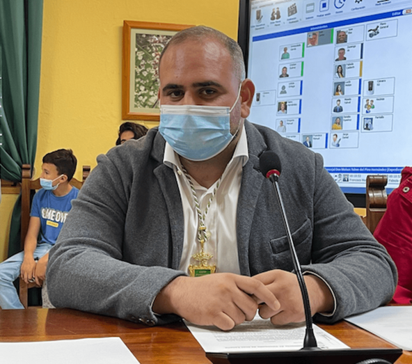 Moisés del Pino, nuevo concejal del Ayuntamiento de Valsequillo / TA